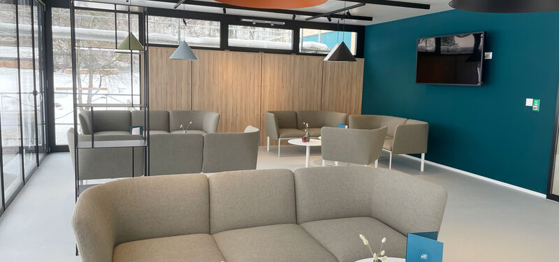 Lounge im Wintergarten Badi Reiden