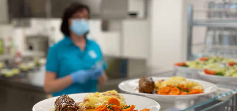 Tägliche Mittagsmenü im Restaurant Bahn5 der Badi Reiden